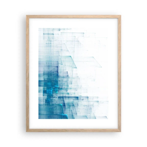 Poszter világos tölgy keretben - Hogyan lett az űr - 40x50 cm