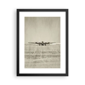 Poszter fehér keretben - Mint mindig készen - 30x40 cm