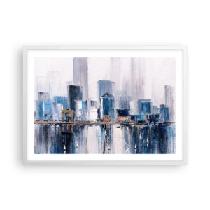 Poszter fekete keretben - New York-i benyomás - 70x50 cm