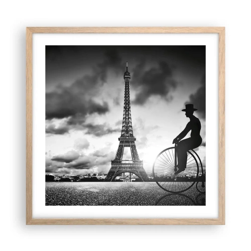 Poszter világos tölgy keretben - Belle Epoque hiánya - 50x50 cm