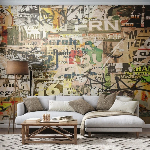 Fotótapéta Standard Eco - Ej, történik… - Falfirkálás, Falfestmény, Darab - 300x210 cm