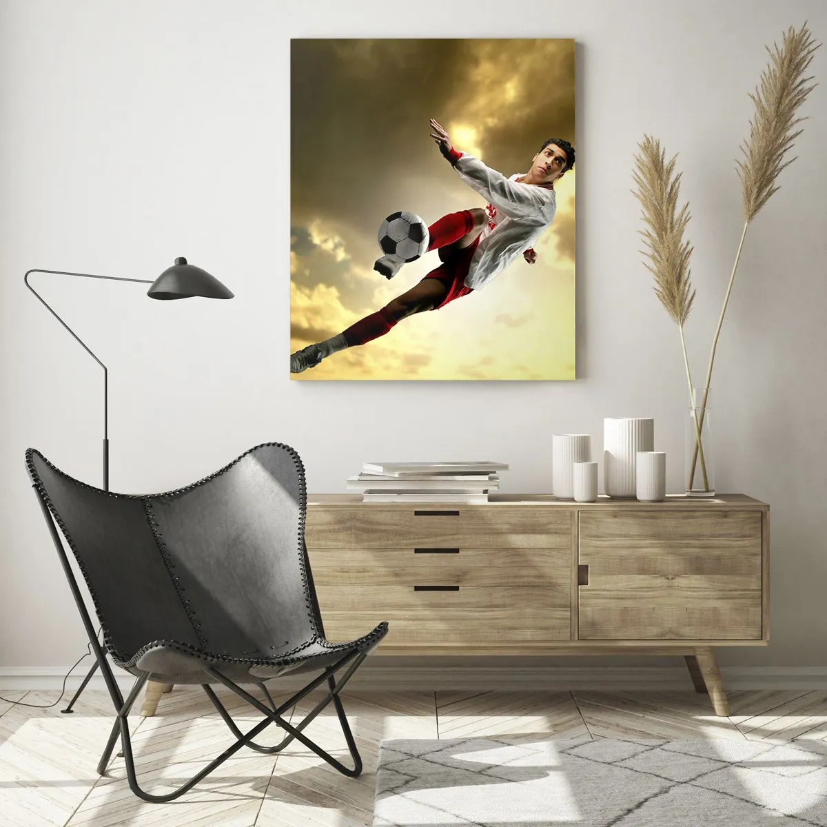 Üveg kép - Futball Mennyország - 50x70 cm