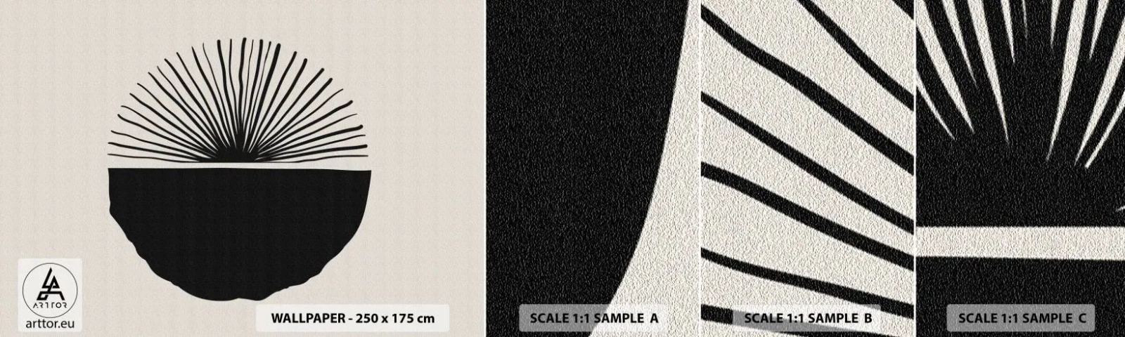 Fotótapéta Minta Öntapadós Deluxe Sticker - A lehetőségek tárháza - Boho, Minimalista, Vázlat - 100x30 cm