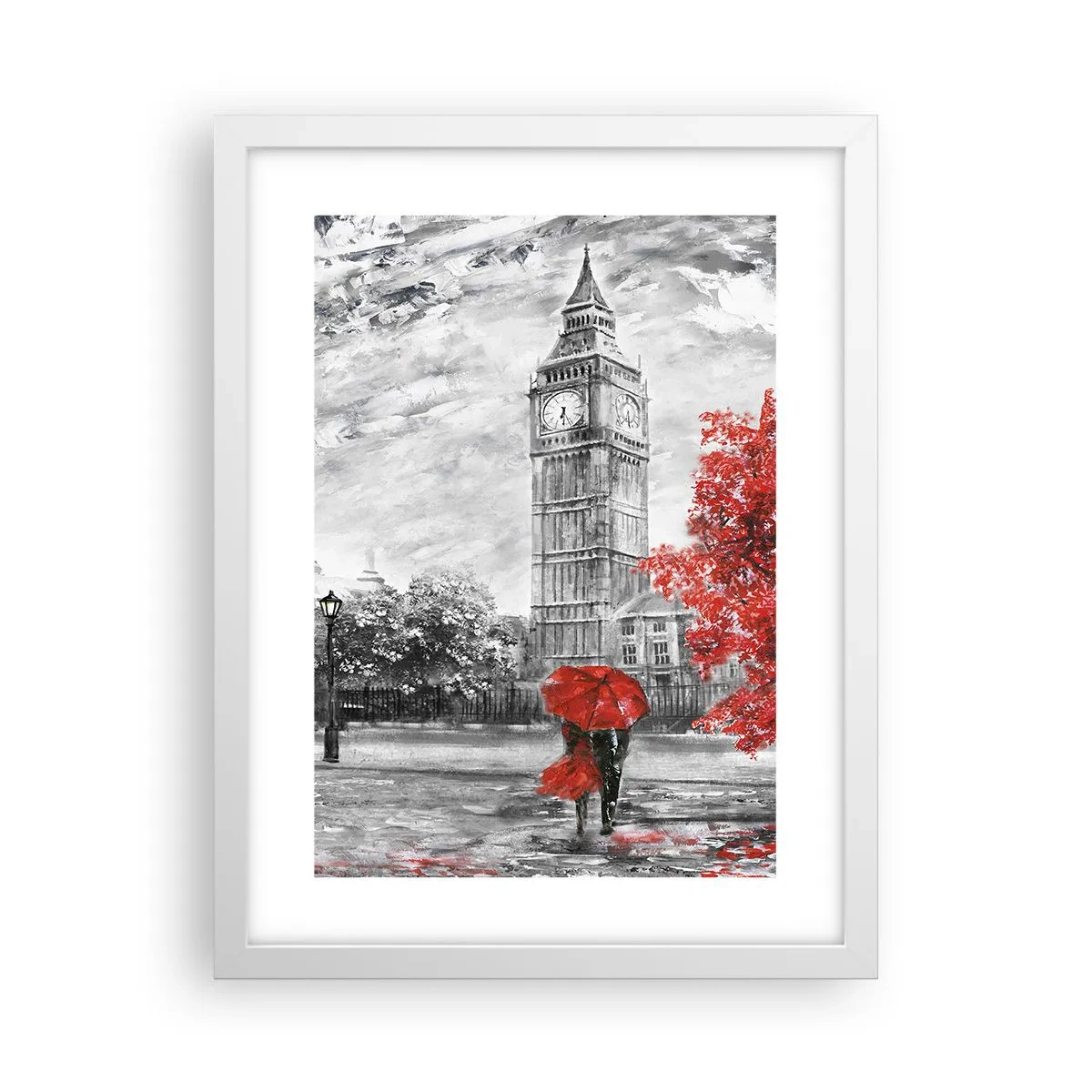 Poszter fekete keretben - Izgalmas nap - 30x40 cm