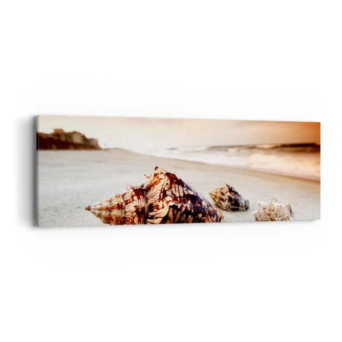 Vászonkép - A hullámok kitaszítottjai - 90x30 cm