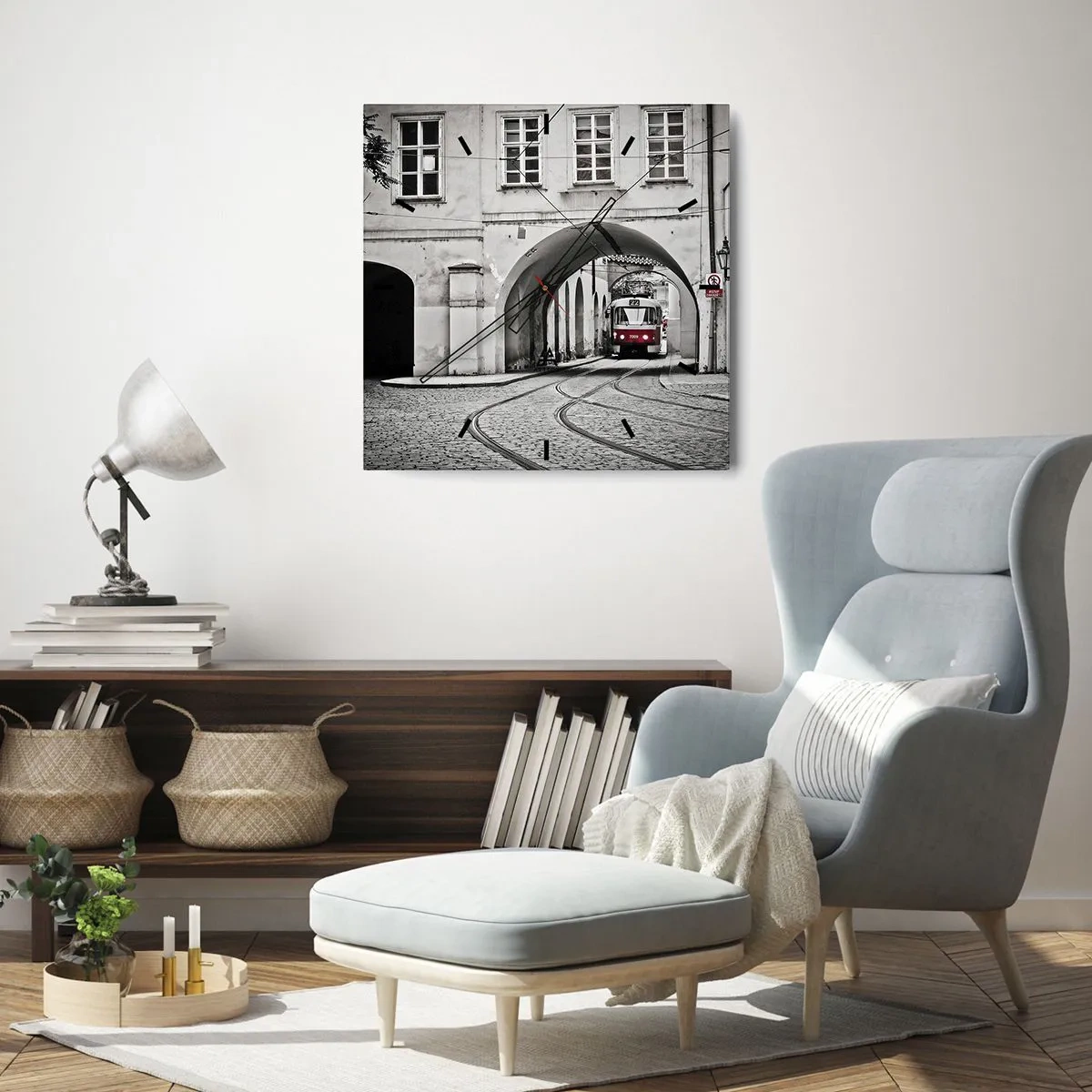 Falióra, Óra - A város labirintusán keresztül - 30x30 cm