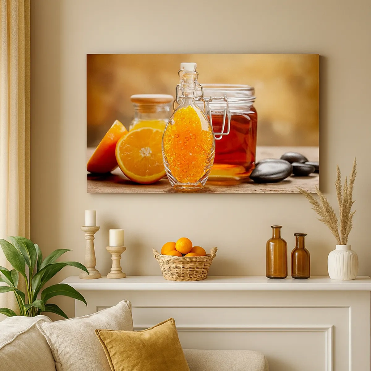 Vászonkép - Napos ízek és aromák - 30x30 cm