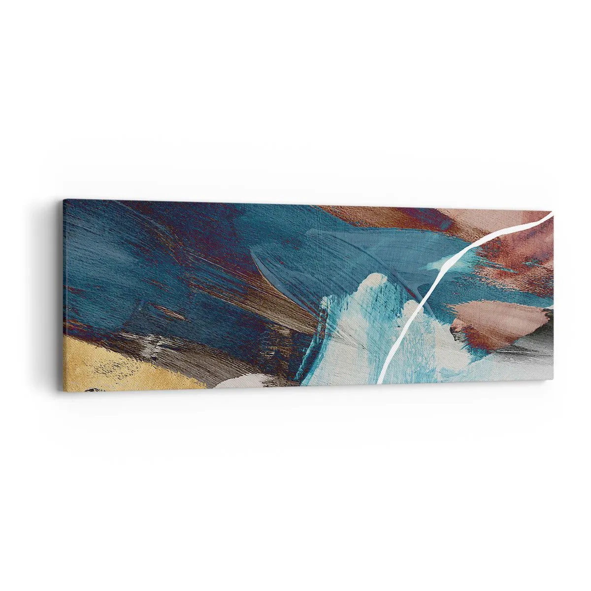 Vászonkép - Lelkesedéssel és energiával - 90x30 cm