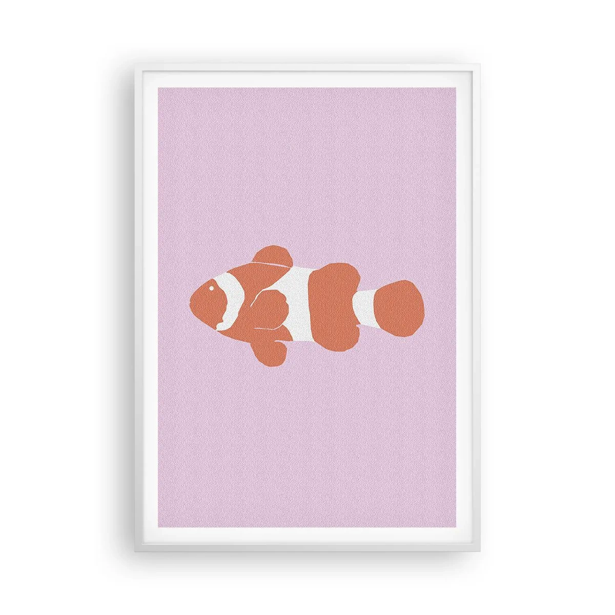 Poszter fekete keretben - Illik a korall az arcához és a farkához - 70x100 cm