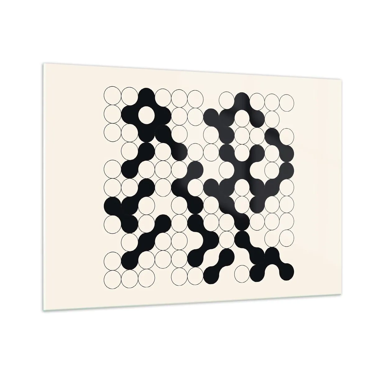 Üveg kép - Kínai játék - variáció - 100x70 cm