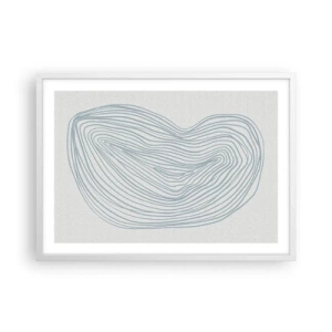 Poszter fekete keretben - Egy csepp mosolya - 70x50 cm