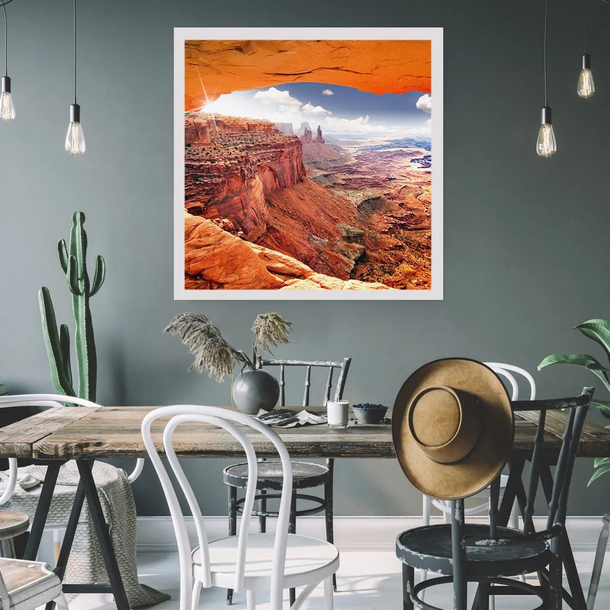 Poszter - Maga a természet faragta - 40x40 cm