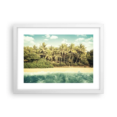 Poszter fekete keretben - Talán itt? - 40x30 cm