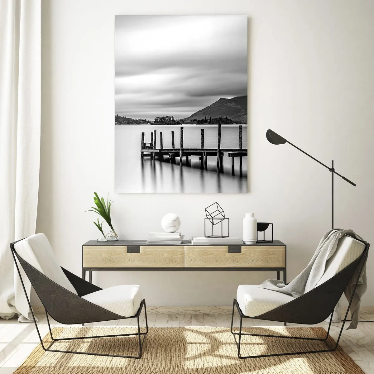 Üveg kép - Szelídség és erő - 50x70 cm