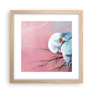 Poszter világos tölgy keretben - Mit tehetnénk hozzá?... - 30x30 cm