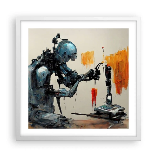 Poszter fekete keretben - Már holnap... - 50x50 cm