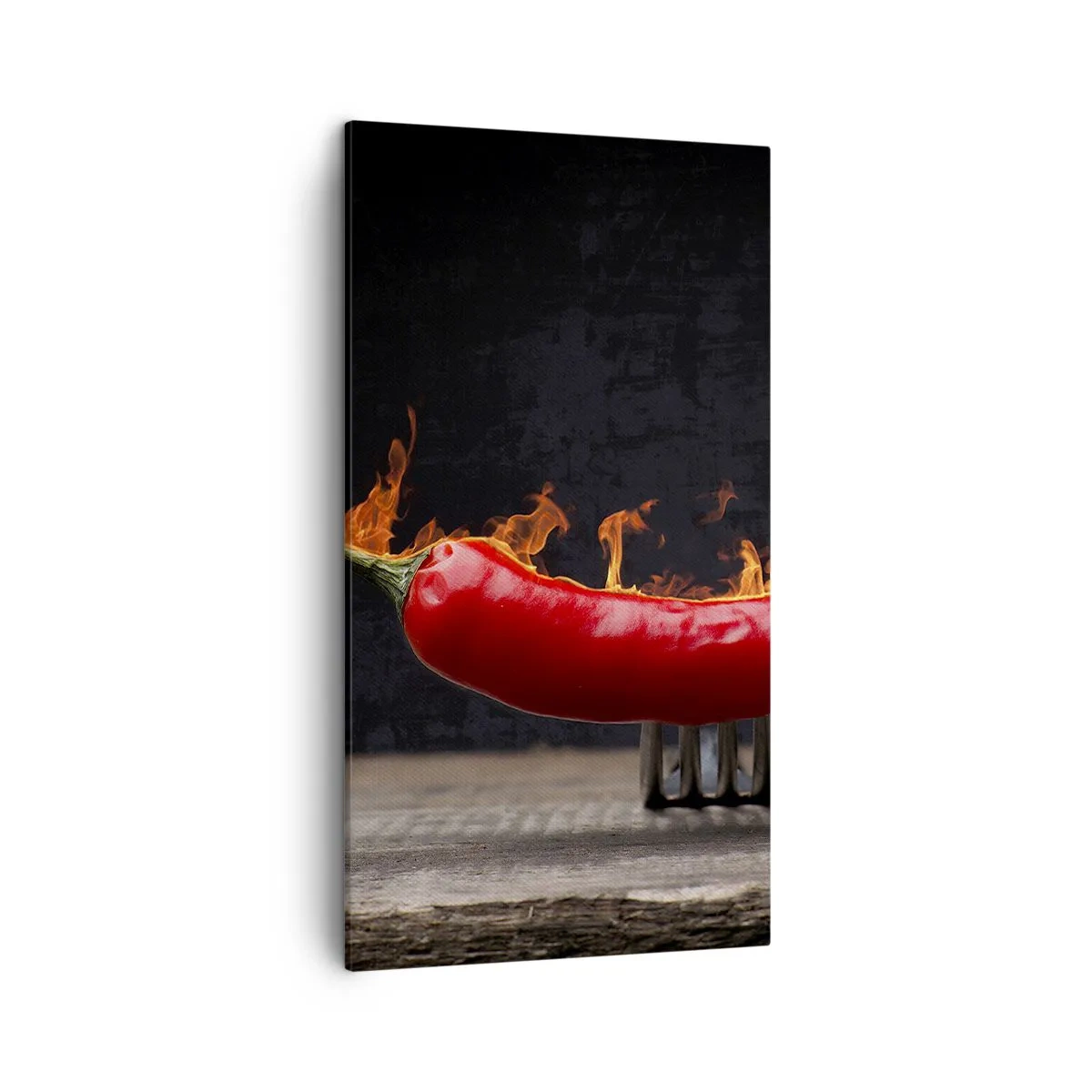 Vászonkép - Tüzes előétel - 45x80 cm
