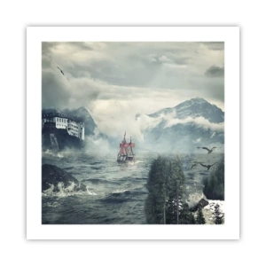 Poszter - Varázslatos vizeken - 50x50 cm