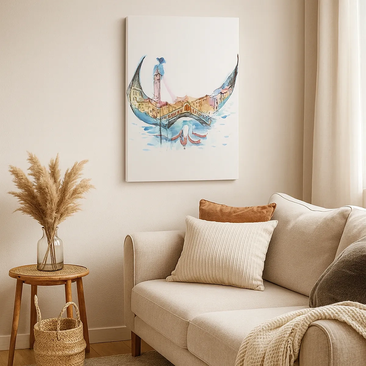 Vászonkép - A városon keresztül hajózunk - 50x70 cm