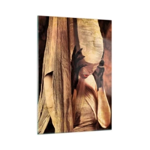 Üveg kép - A jó és a rossz között - 50x70 cm