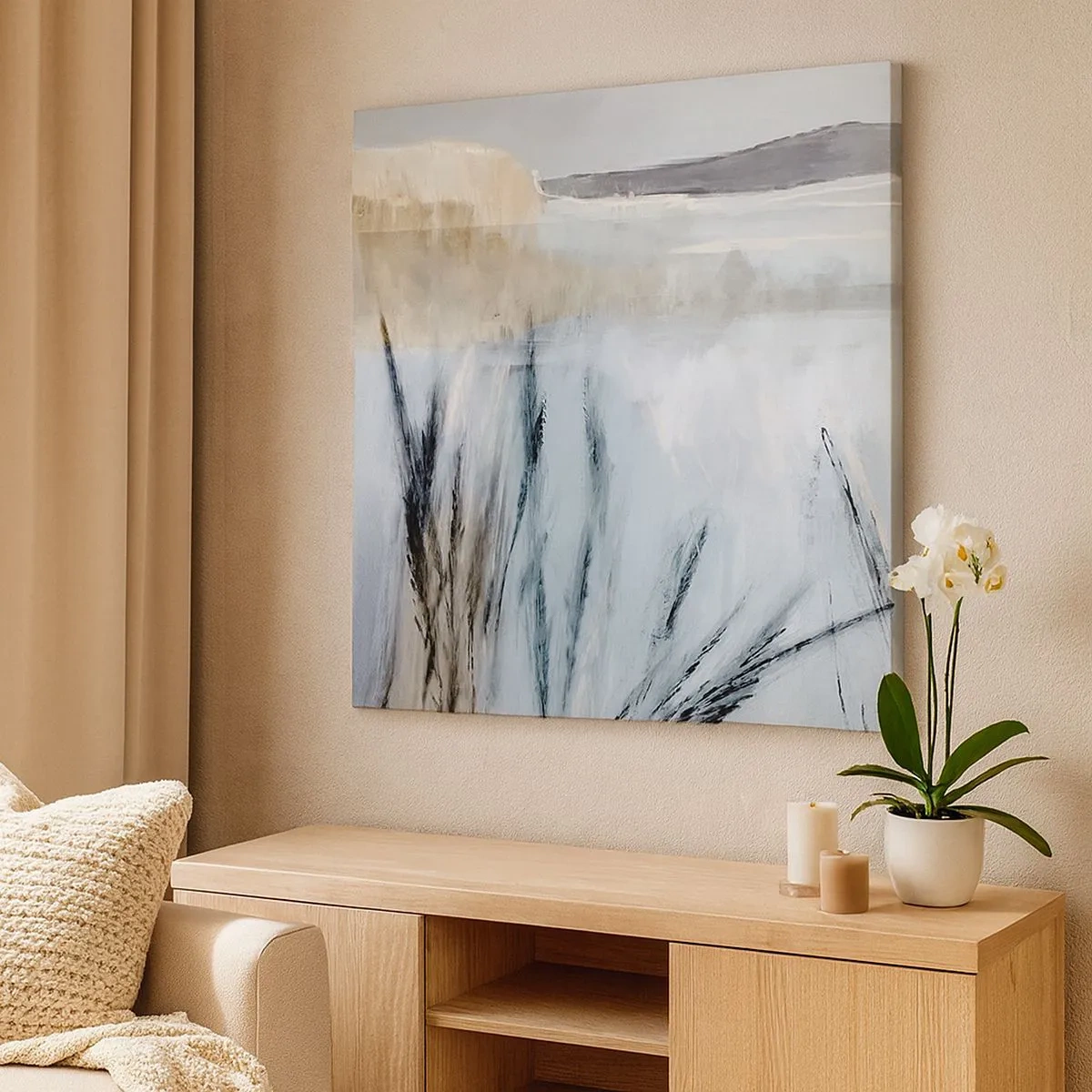 Vászonkép - Téli mezők - 30x30 cm