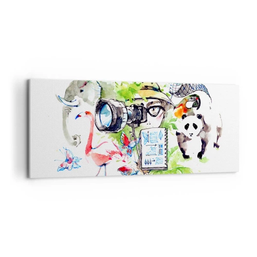 Vászonkép - Az utazó lencséjében - 120x50 cm