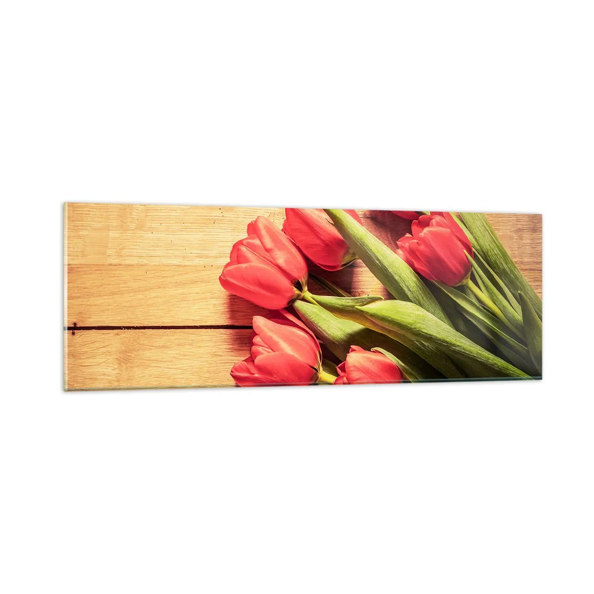 Üveg kép - Tavaszi vallomás - 90x30 cm