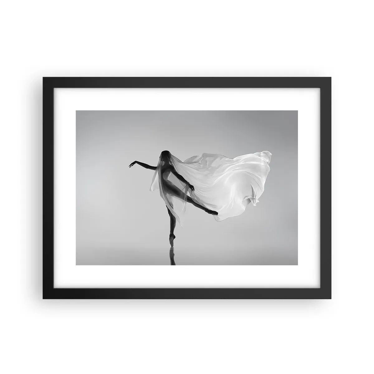 Poszter fehér keretben - Könnyedség és kecsesség - 40x30 cm