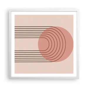 Poszter fekete keretben - Ellenállhatatlan vonzalom - 60x60 cm