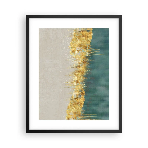 Poszter fehér keretben - Az aranyhatár - 40x50 cm