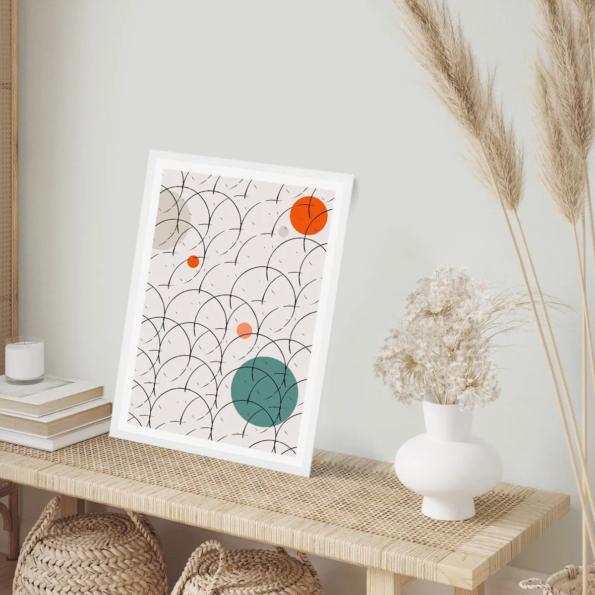 Poszter fekete keretben - A pop-art szellemében - 61x91 cm