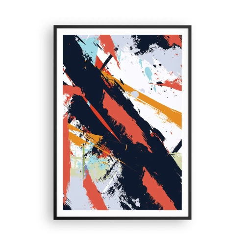 Poszter fehér keretben - Dinamikus kompozíció - 70x100 cm