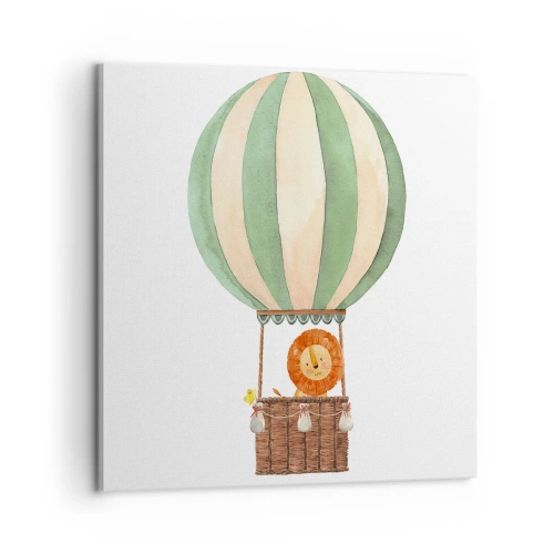 Vászonkép - Leon utazásai - 60x60 cm