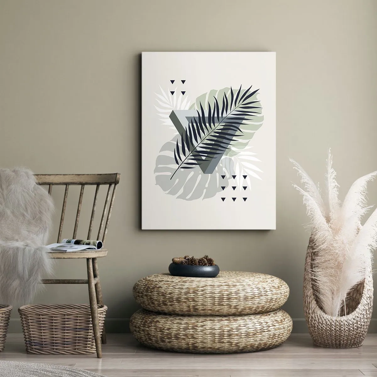 Vászonkép - Természet és geometria – két rend? - 50x70 cm