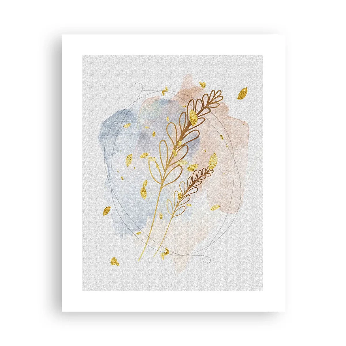 Poszter - Aranyszínű fuvallat - 40x50 cm