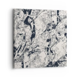 Vászonkép - Az ellentétek egymásba fonódása - 30x30 cm