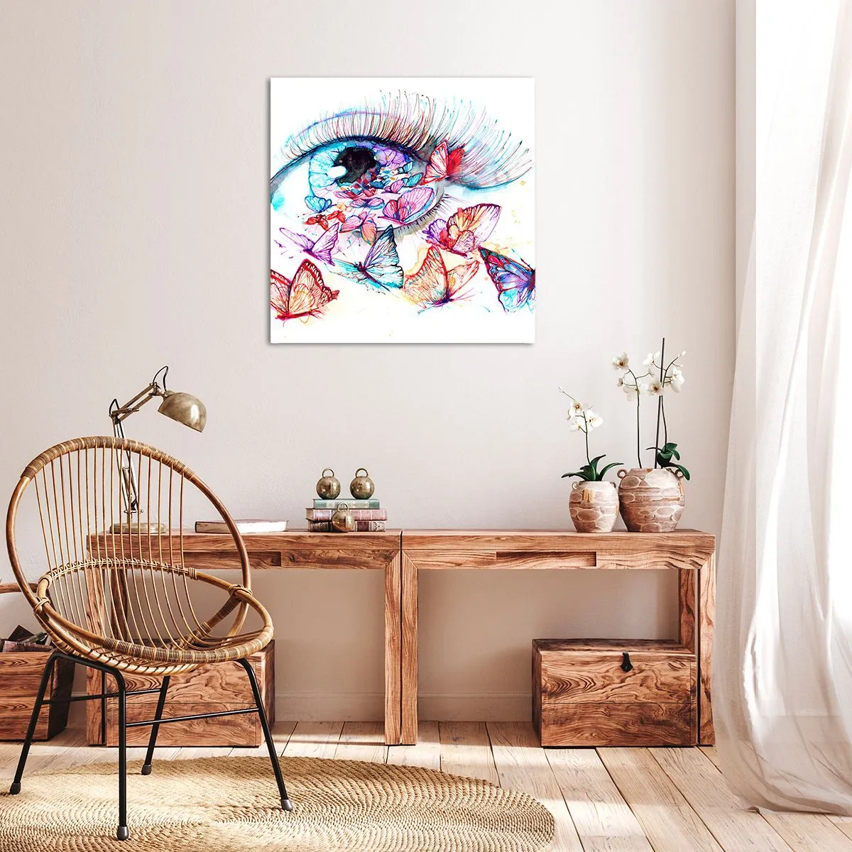 Vászonkép - Mesebeli szemek varázsa - 60x60 cm