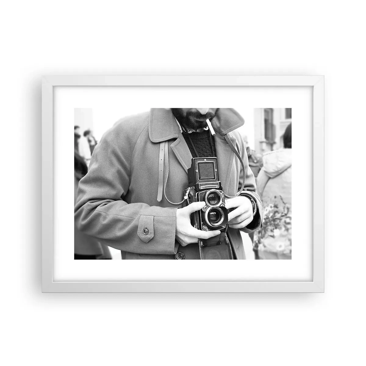 Poszter fekete keretben - Retro stílusban - 40x30 cm