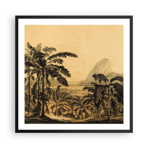 Poszter fehér keretben - Gyarmati klímában - 60x60 cm