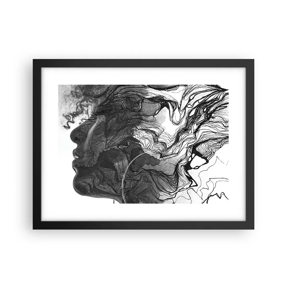 Poszter fehér keretben - Álmokba gabalyodva - 40x30 cm