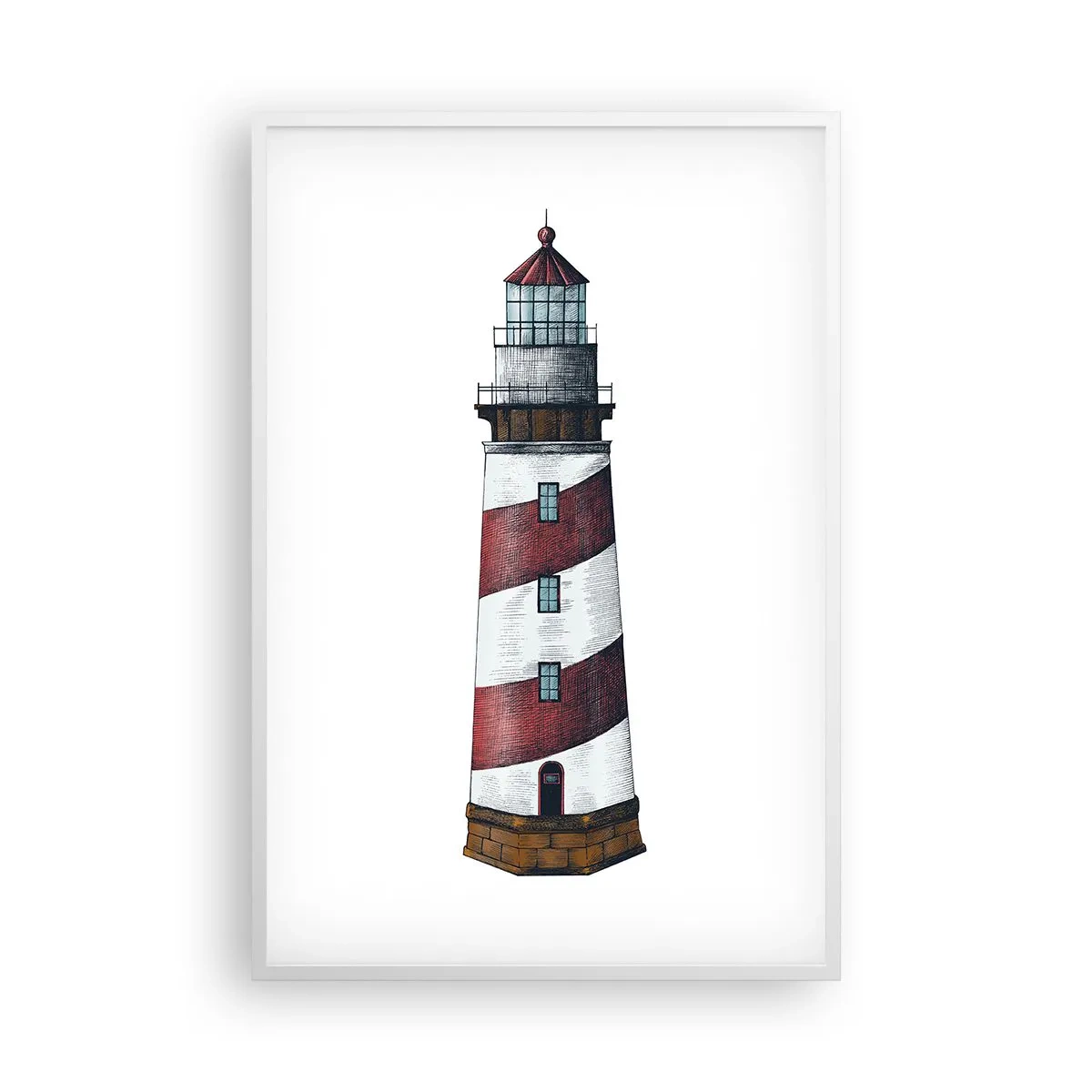 Poszter fekete keretben - Mindig résen - 61x91 cm