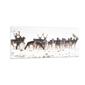 Üveg kép - Közelednek az ünnepek? - 100x40 cm