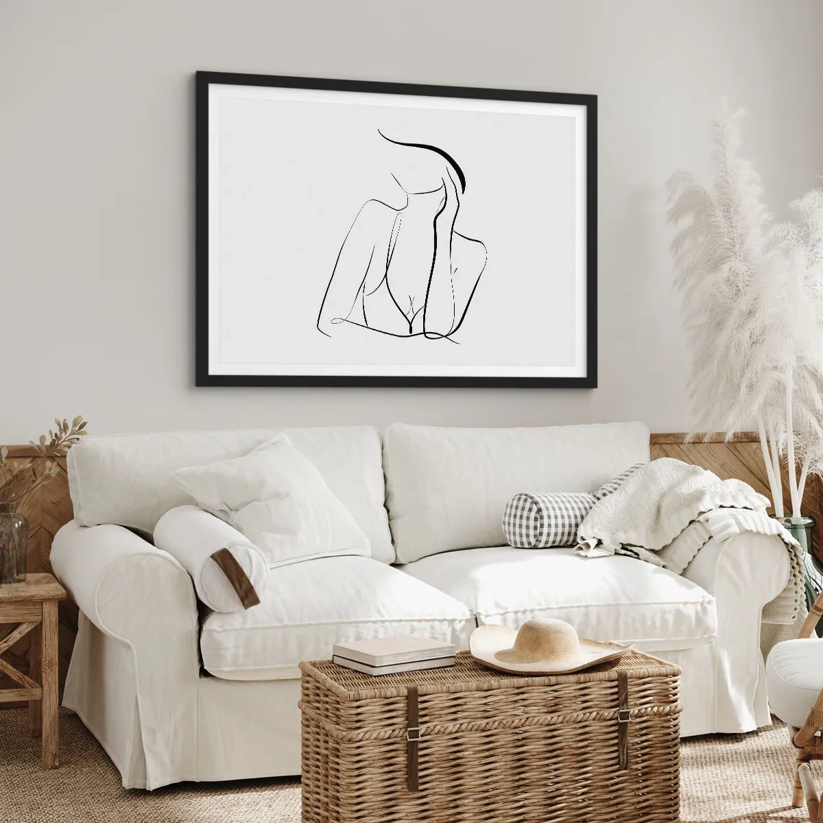 Poszter fehér keretben - Az álmok hullámán - 70x50 cm