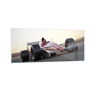 Üveg kép - Mindig győztes - 100x40 cm