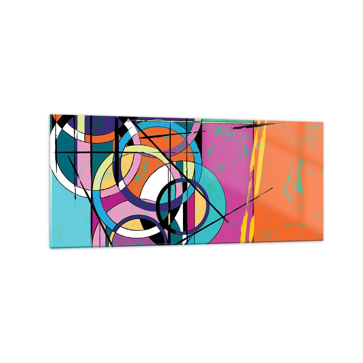 Üveg kép - Kerékről kerékre - 120x50 cm