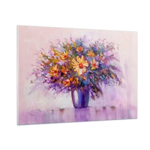 Üveg kép - Édes illata van, édesen néz ki - 100x70 cm