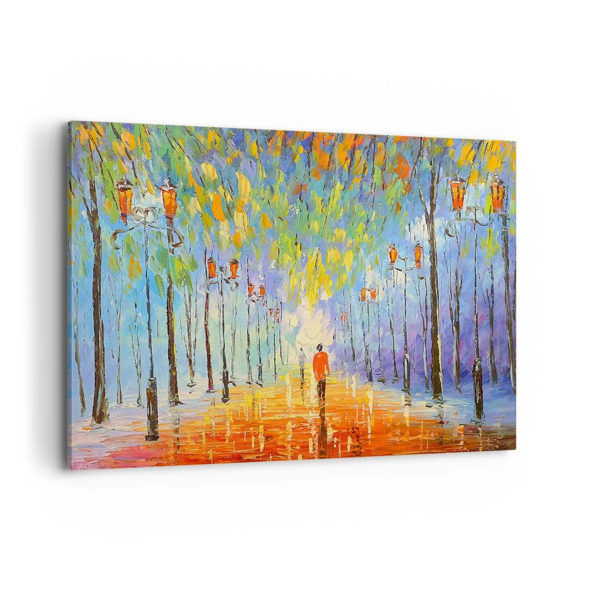 Vászonkép - Eső éjszakai dala - 120x80 cm