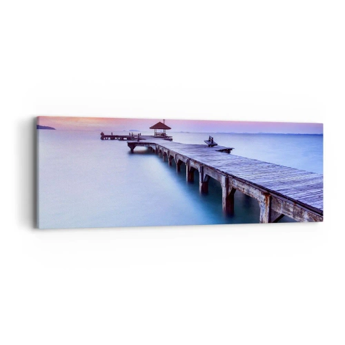 Vászonkép - Nyugalom tengere egészen a horizontig - 90x30 cm