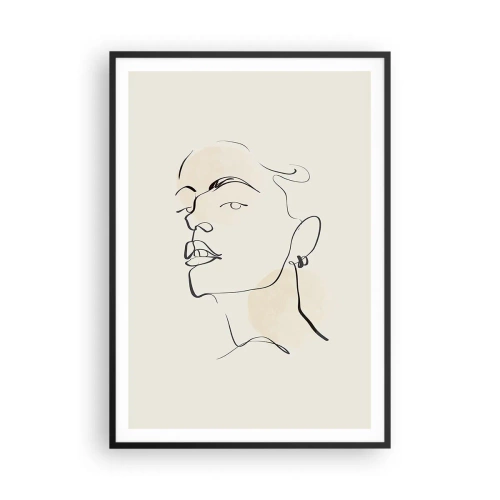 Poszter fehér keretben - Büszke tekintet - 70x100 cm