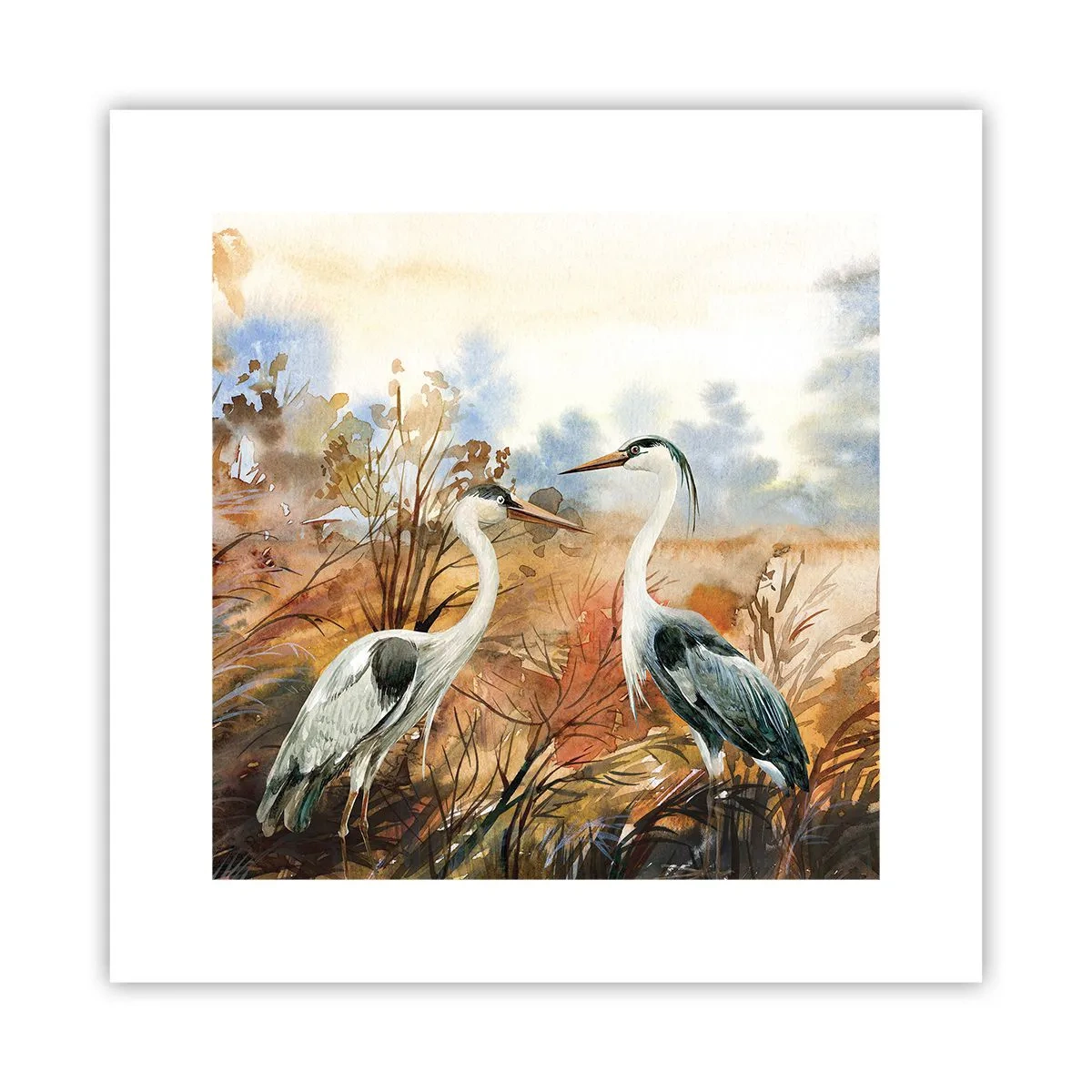 Poszter - Hová ősszel? - 30x30 cm
